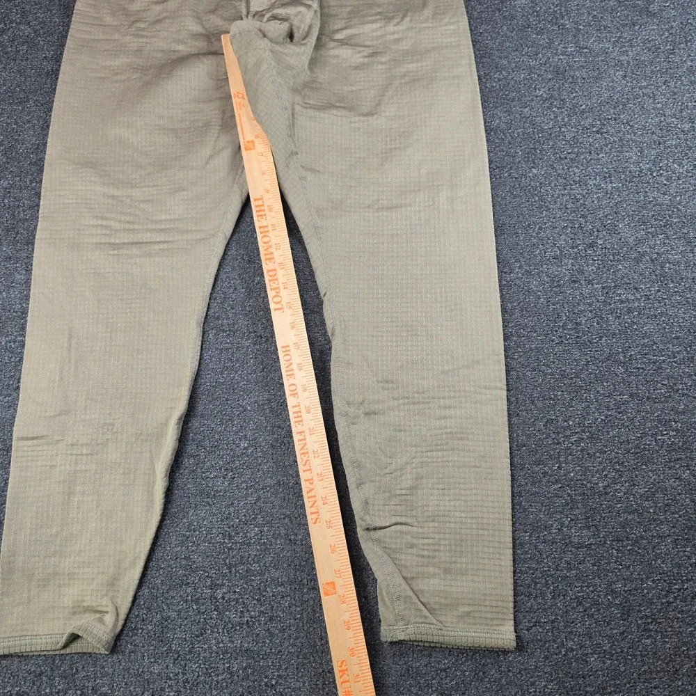 Peckham Grid Fleece Drawers Cold Weather Tan Mens Large Reg Polartec Gen III NEW